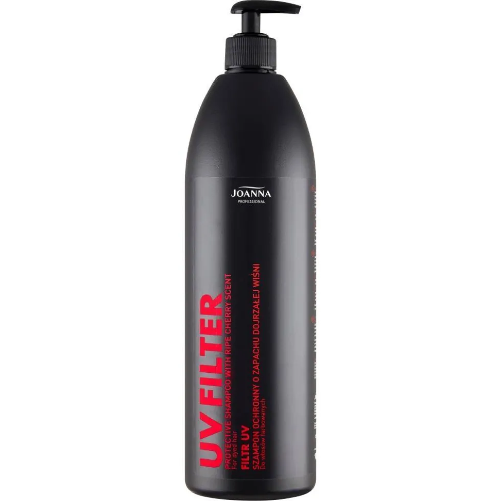 Joanna Professional Filtr UV szampon ochronny o zapachu dojrzałej wiśni 1000ml