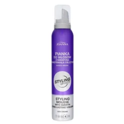 Joanna Styling Effect pianka do włosów z keratyną bardzo mocna 150ml