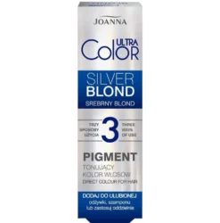 Joanna Ultra Color Pigment tonujący kolor włosów Srebrny Blond 100ml