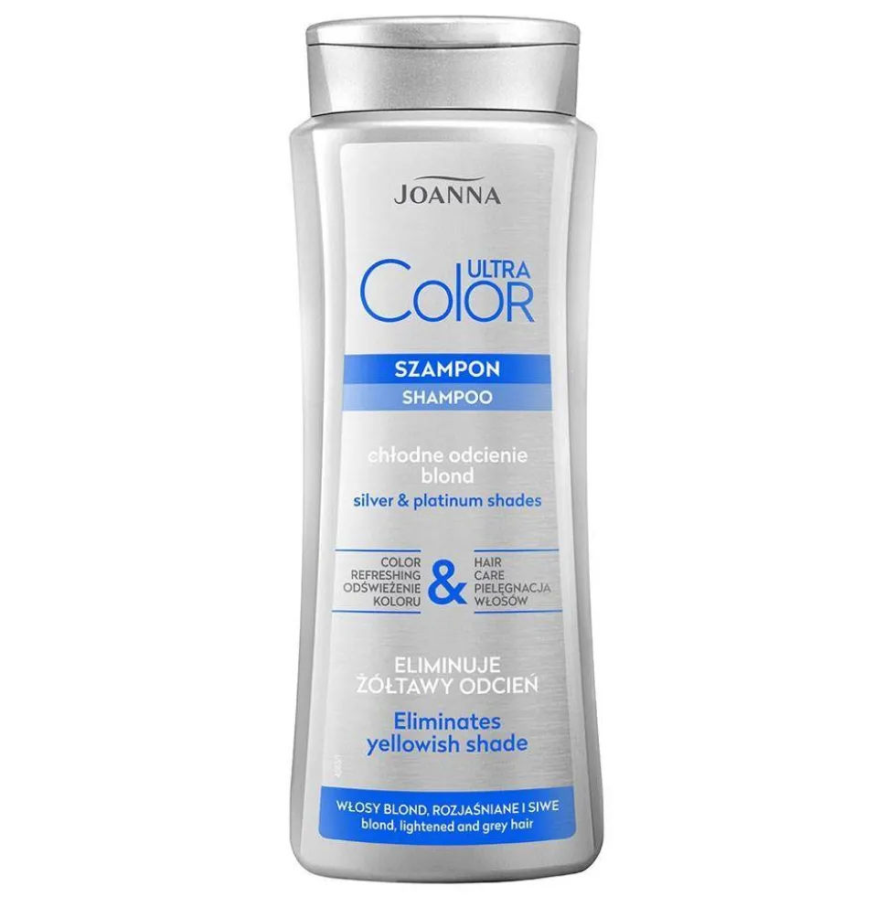 Joanna Ultra Color System szampon nadający platynowy odcień do włosów blond i rozjaśnianych 400ml