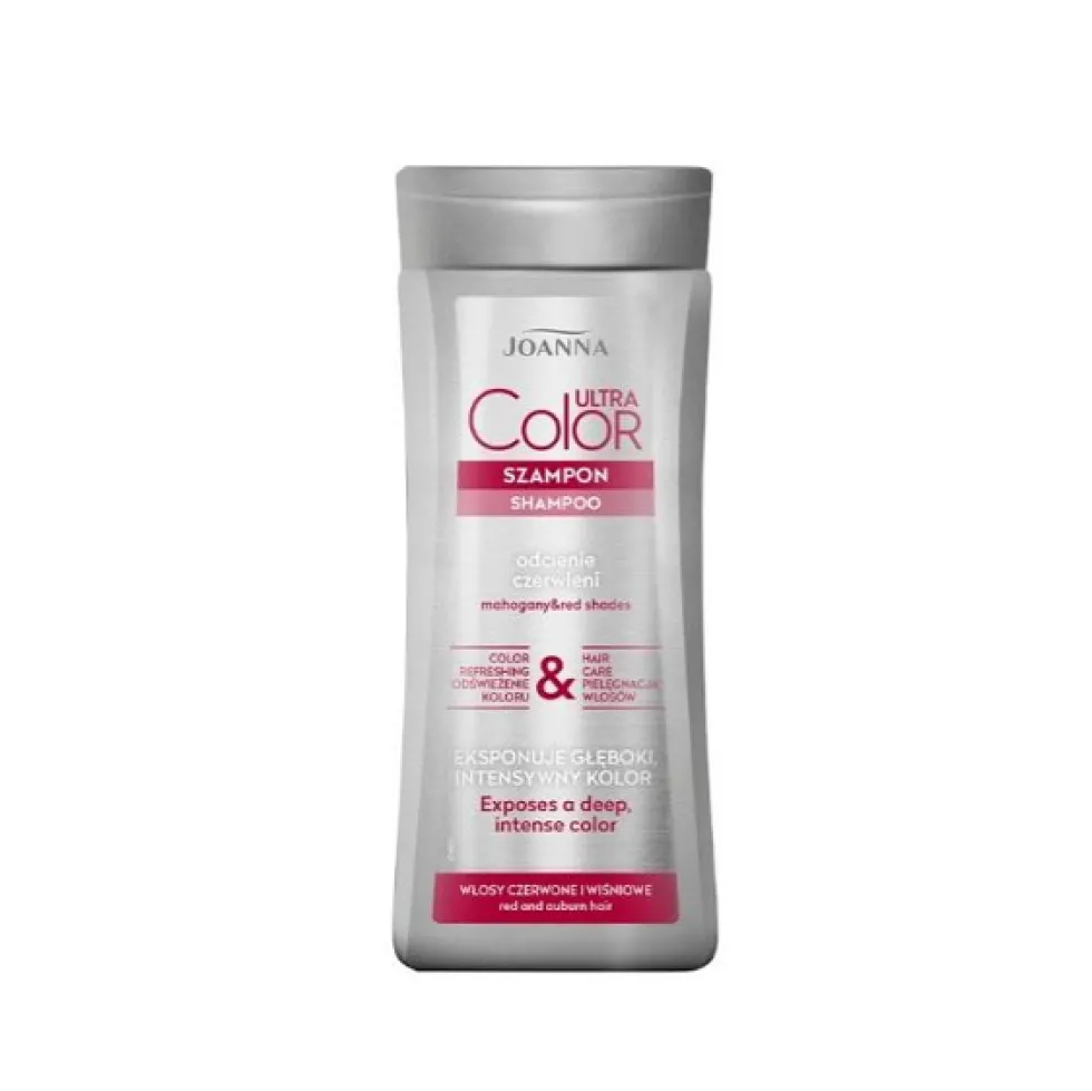 Joanna Ultra Color szampon do włosów podkreślający odcienie czerwieni i wiśni 200ml