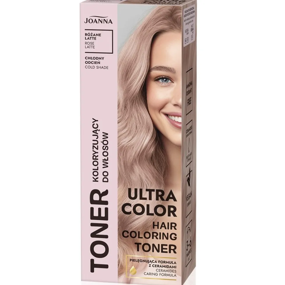 Joanna Ultra Color toner do włosów Rose Latte 100g