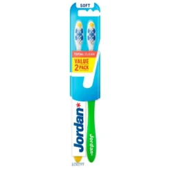 Jordan Total Clean szczoteczka do zębów Miękka 2szt.
