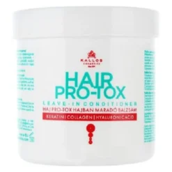 Kallos Hair Pro-Tox Leave-In Conditioner odżywka do włosów z keratyną kolagenem i kwasem hialuronowym 250ml