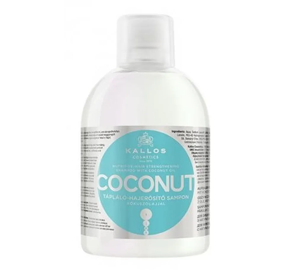 Kallos KJMN Coconut Nutritive-Hair Strengthening Shampoo odżywczo-wzmacniający szampon do włosów 1000ml