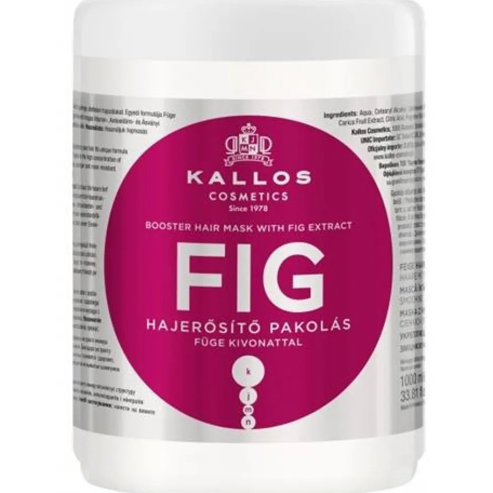 Kallos KJMN Fig Booster Hair Mask maska do włosów z ekstraktem z fig 1000ml