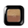 KIKO Milano Bright Duo Eyeshadow podwójny cień do powiek uwalniający intensywny kolor 04 Universal Beige / Warm Gold 1.8g