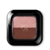 KIKO Milano Bright Duo Eyeshadow podwójny cień do powiek uwalniający intensywny kolor 12 Coral / Dark Brick 1.8g