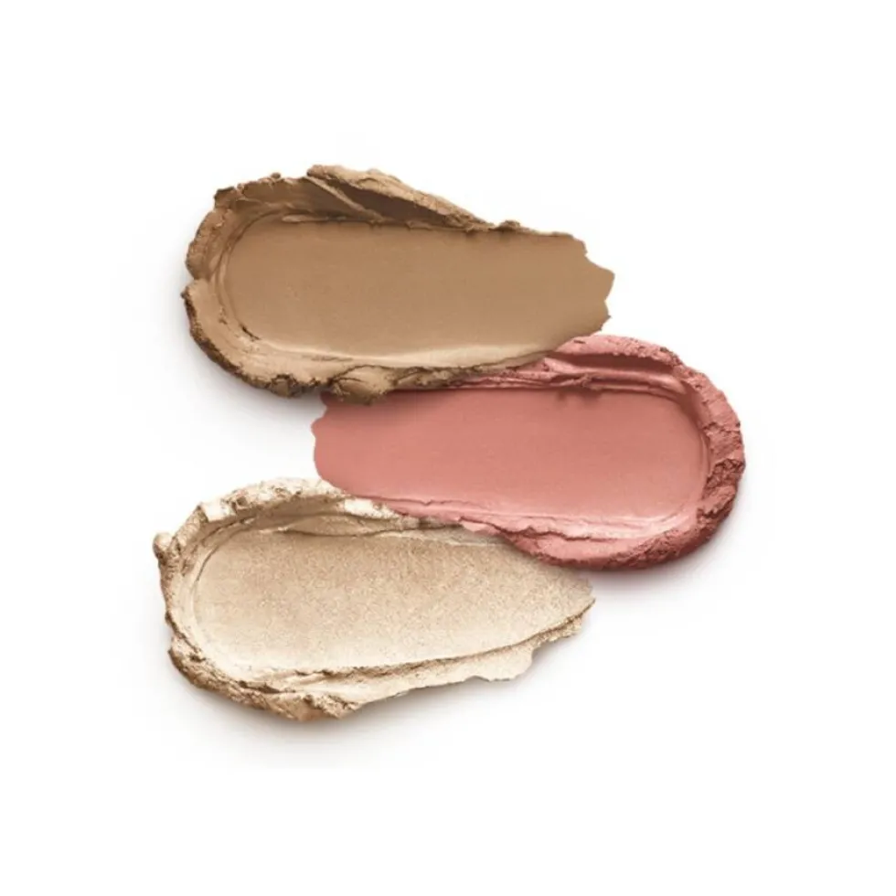 KIKO Milano Contouring Face Set zestaw sztyft do konturowania 10g + róż w sztyfcie 10g + rozświetlacz w sztyfcie 10g