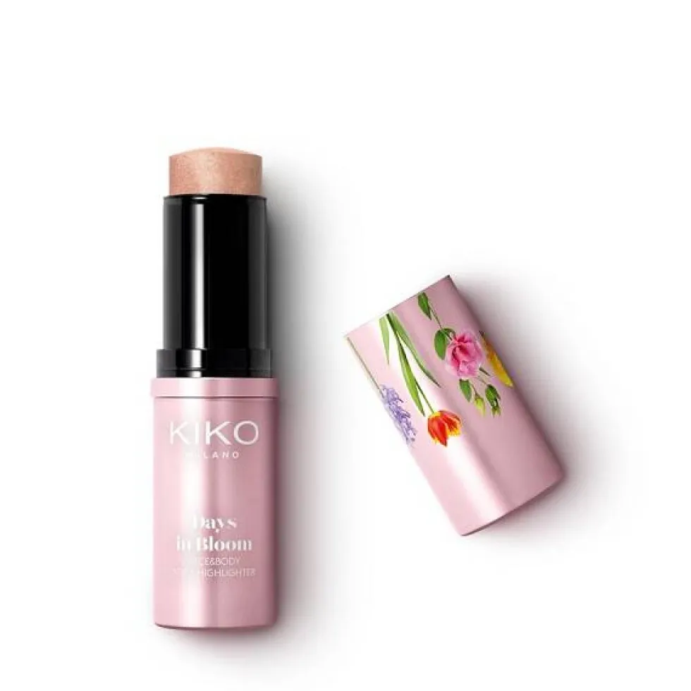 KIKO Milano Days in Bloom Face&Body Stick Highlighter rozświetlacz do twarzy i ciała w sztyfcie 02 Gold Attitude 10.5g