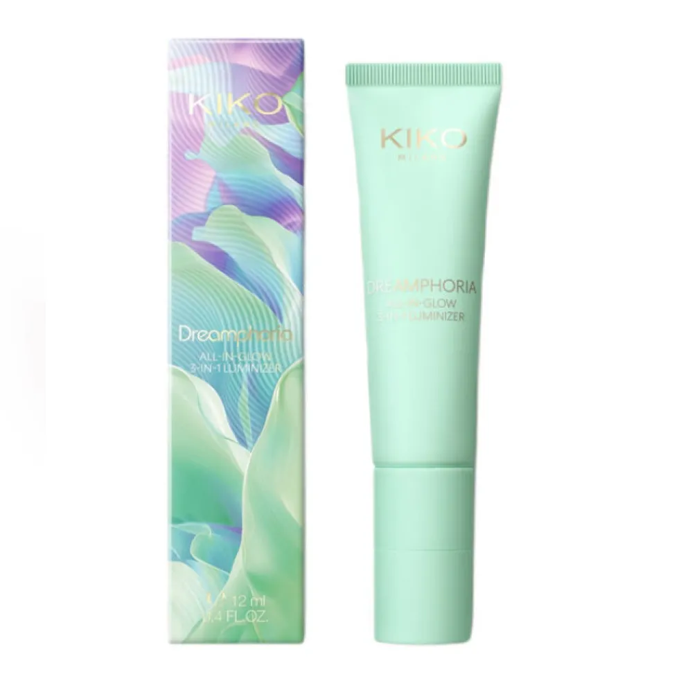 KIKO Milano Dreamphoria All-In-Glow 3In1 Luminizer uniwersalny krem rozświetlający do twarzy oczu i ust 12ml