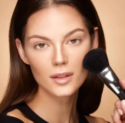 KIKO Milano Face 09 Powder Brush pędzel o zwartym włosiu do kosmetyków do twarzy w pudrze