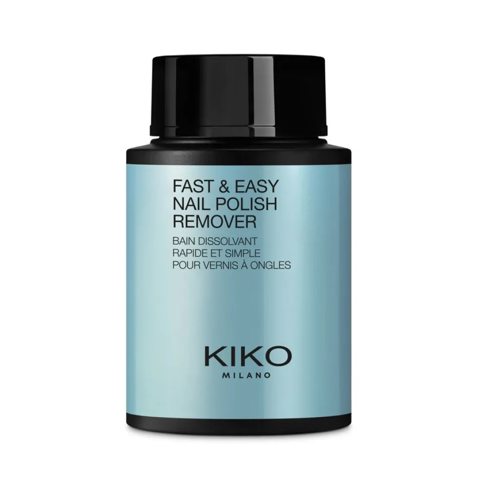 KIKO Milano Fast & Easy Nail Polish Remover szybko działający zmywacz do paznokci z gąbką 75ml