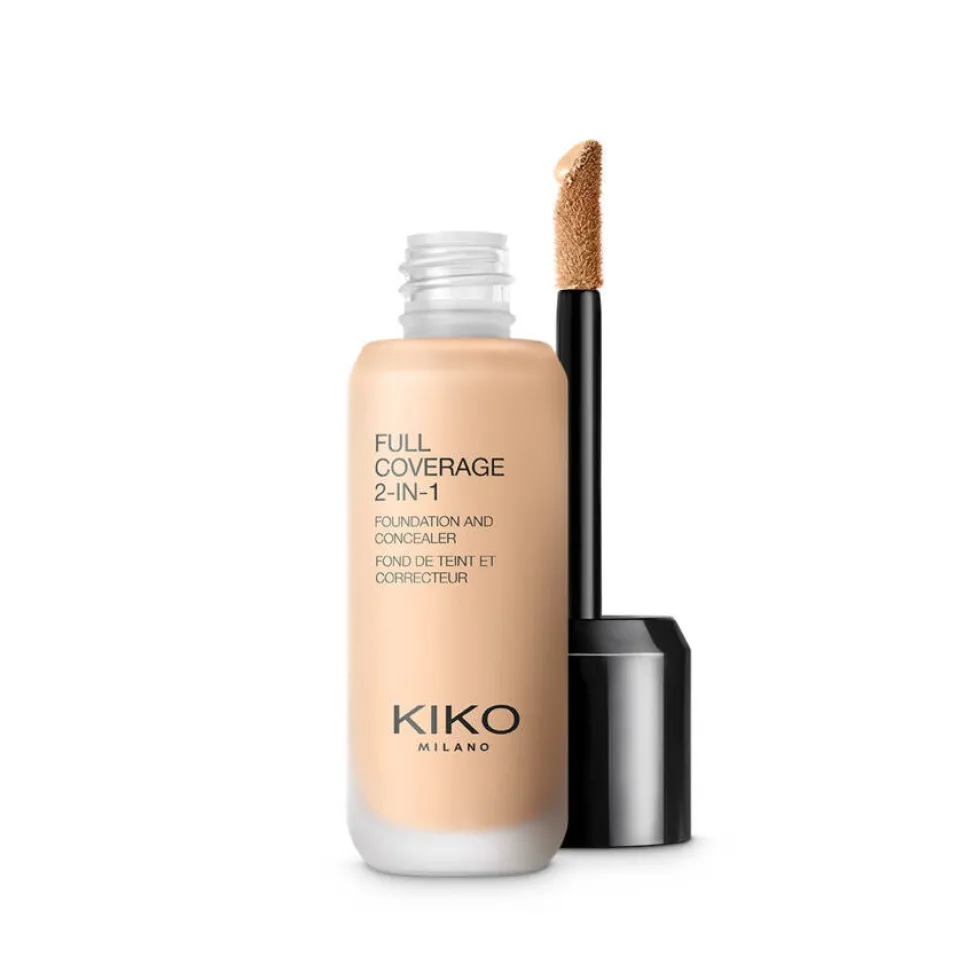 KIKO Milano Full Coverage 2-In-1 Foundation & Concealer mocno kryjący podkład i korektor 2 w 1 N10 Neutral 10 25ml