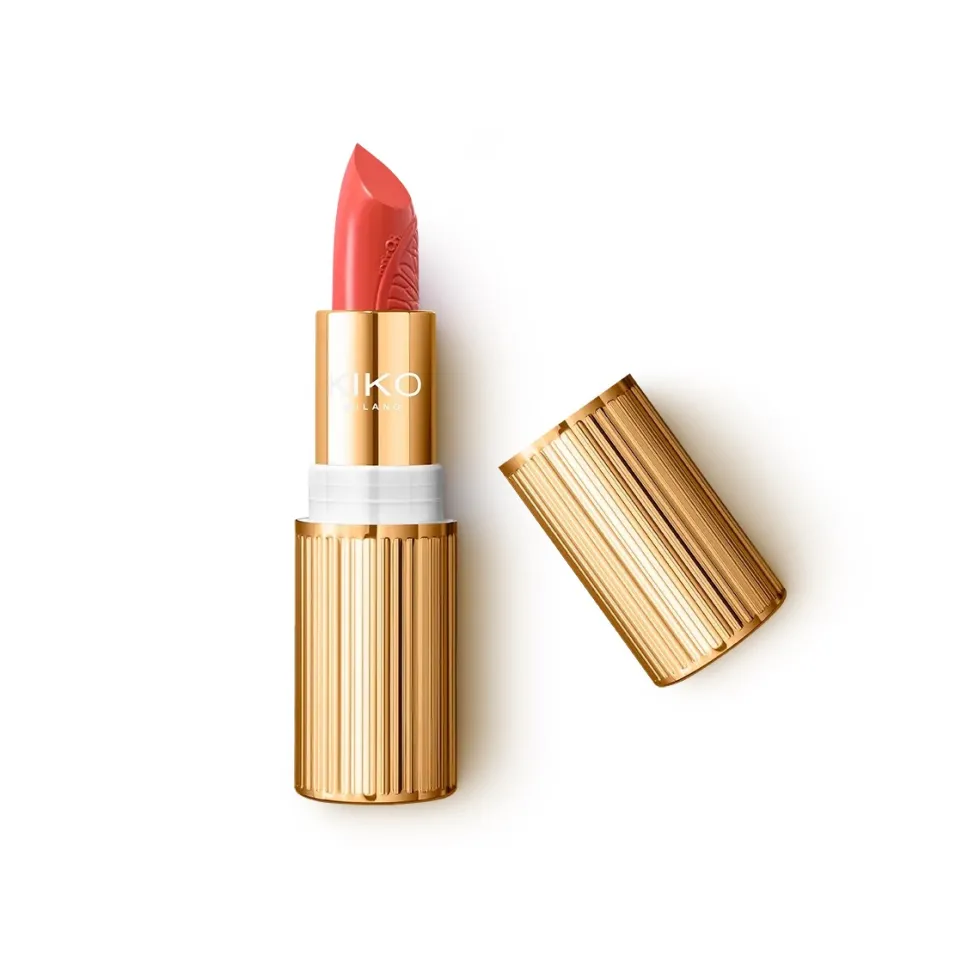 KIKO Milano Juicy Fizz Gleam & Care Lipstick kremowa odżywcza pomadka z filtrem SPF30 05 Pinky Promise 3.5g