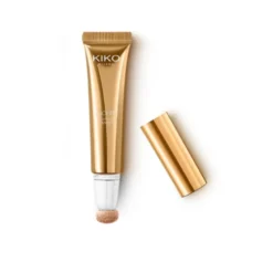 KIKO Milano Juicy Fizz Light-Shot Luminizer rozświetlacz do twarzy w płynie z aplikatorem gąbkowym 01 Sunkissed Rose 14ml