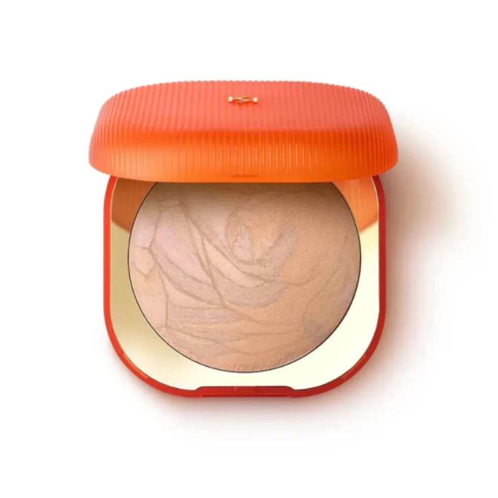 KIKO Milano Juicy Fizz Sunkissed Lumi-Bronzer wypiekany bronzer maxi 01 Macchiato 20g