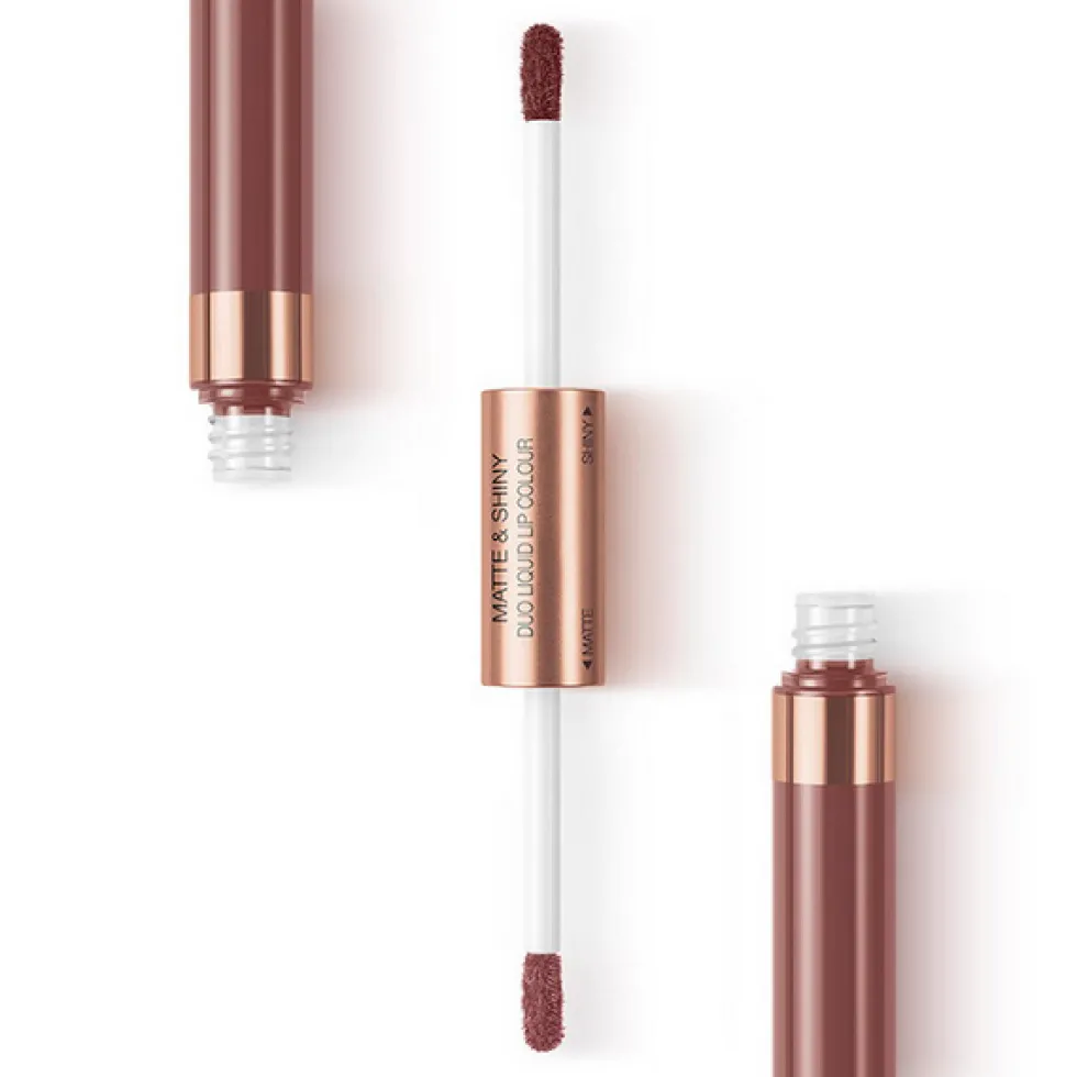 KIKO Milano Matte & Shiny Duo Liquid Lip Colour pomadka w płynie o podwójnym wykończeniu 03 Different Twins 7ml