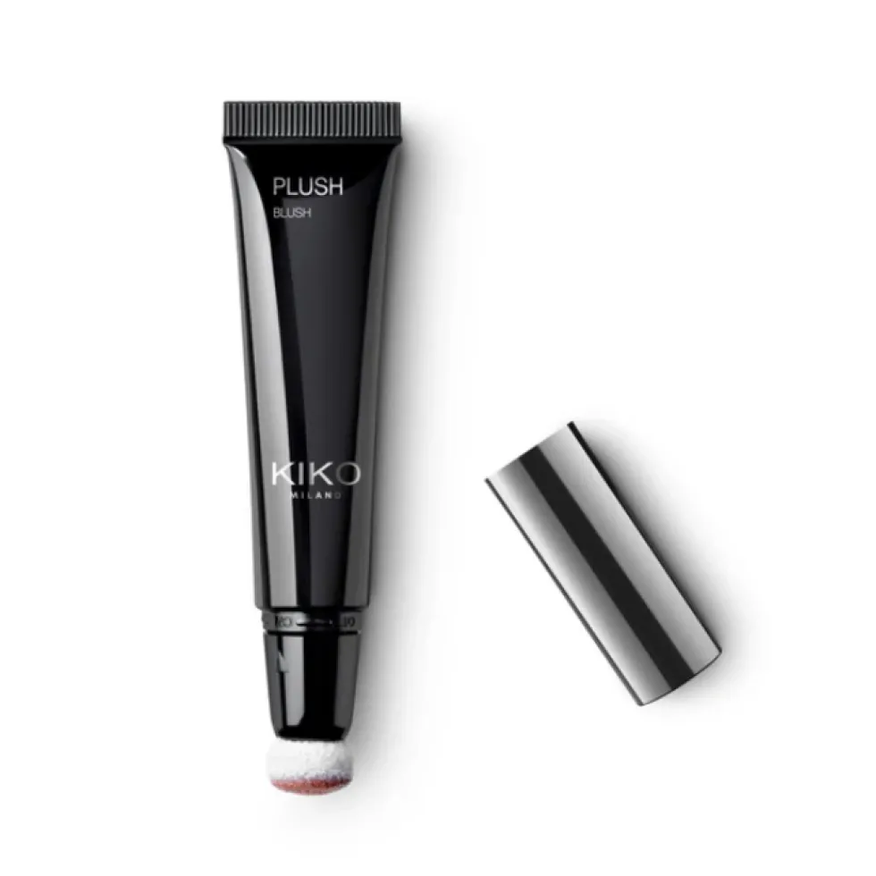 KIKO Milano Plush Blush róż w płynie z aplikatorem gąbkowym 01 Caffelatte 14ml