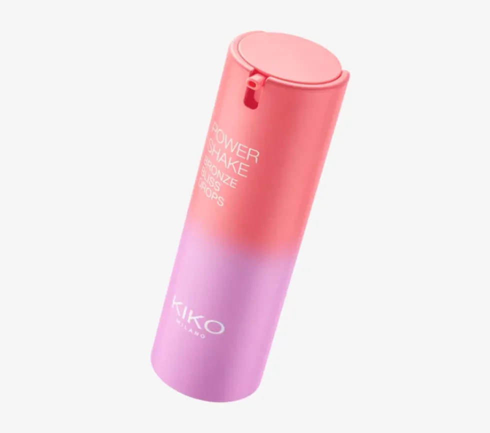 KIKO Milano Power Shake Bronze Bliss Drops nawilżające krople do twarzy z efektem złotej opalenizny 30ml