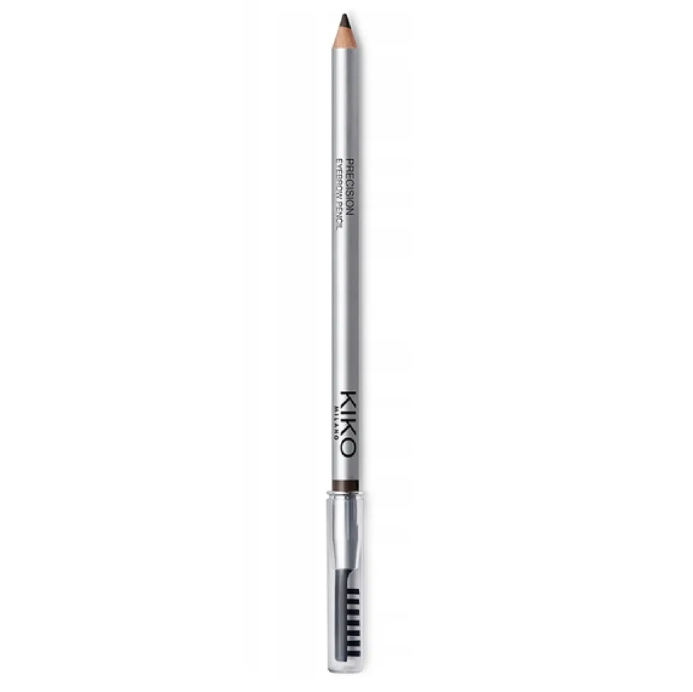 KIKO Milano Precision Eyebrow Pencil kredka do brwi z grzebykiem 01 Blackhaired 0.55g