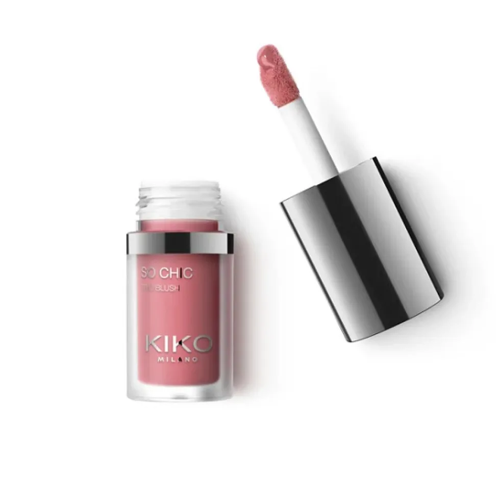 KIKO Milano So Chic Trio Blush róż 3w1 do twarzy oczu i ust 04 Ruby Bliss 4.5ml