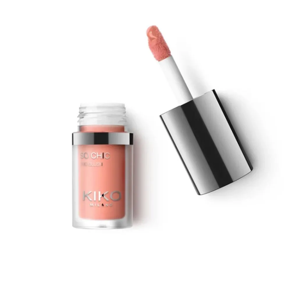 KIKO Milano So Chic Trio Blush róż 3w1 do twarzy oczu i ust 02 Velvet Peach 4.5ml