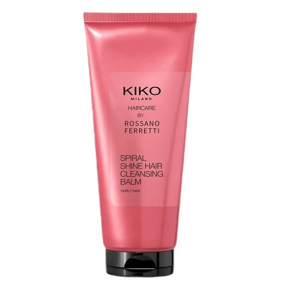KIKO Milano Spiral Shine Hair Cleansing Balm oczyszczająca odżywka wygładzająca do włosów kręconych 200ml