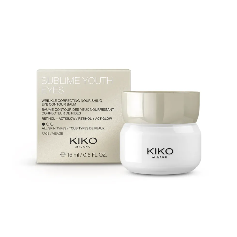 KIKO Milano Sublime Youth Eyes przeciwzmarszczkowy balsam z retinolem do pielęgnacji okolic oczu 15ml