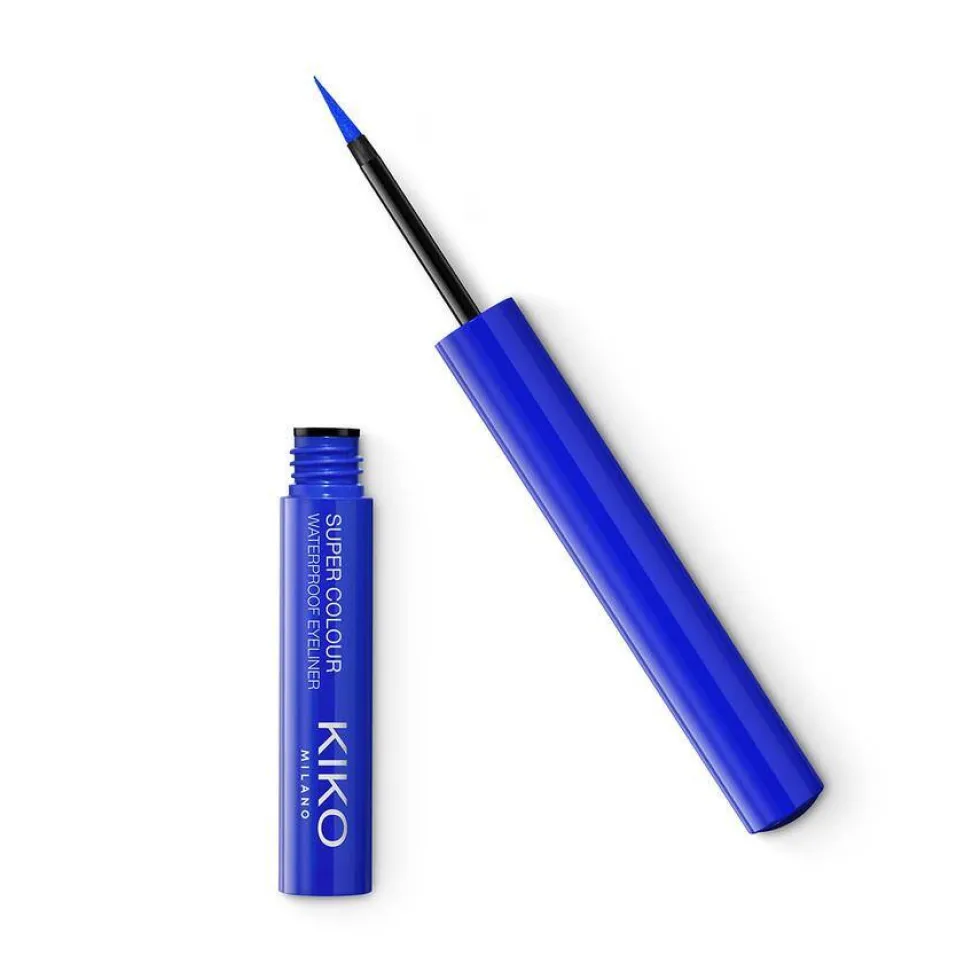 KIKO Milano Super Colour Waterproof Eyeliner ultragładki wodoodporny kolorowy eyeliner w płynie 06 Blue 1.7ml