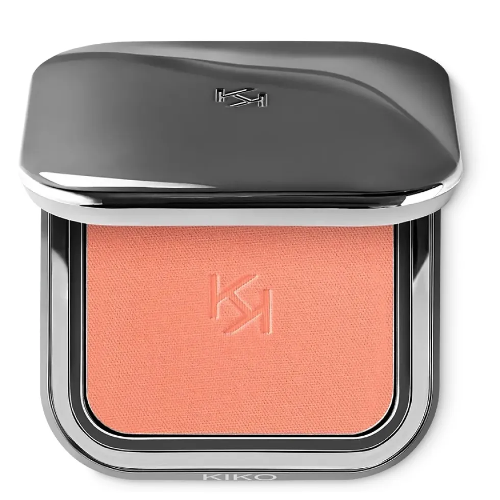 KIKO Milano Unlimited Blush róż w pudrze o wysokiej trwałości umożliwiający stopniowanie efektu 08 Universal Peach 6g