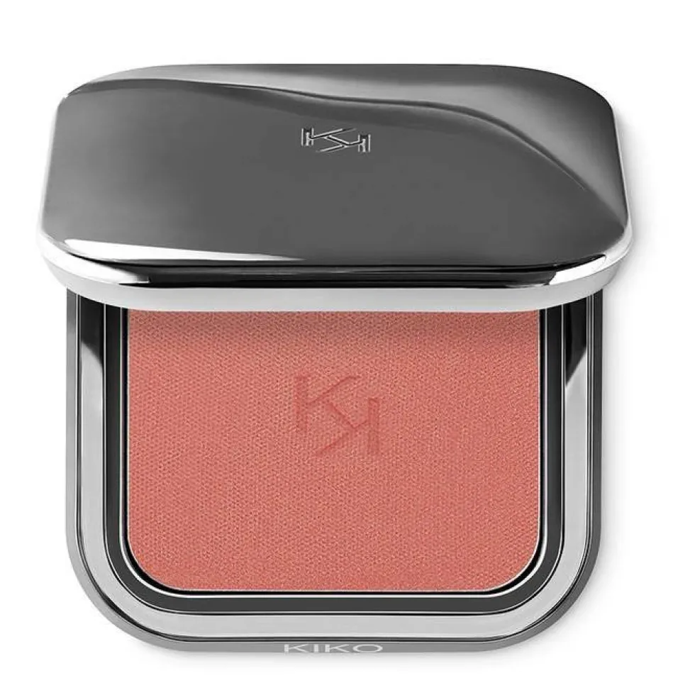 KIKO Milano Unlimited Blush róż w pudrze o wysokiej trwałości umożliwiający stopniowanie efektu 03 Golden Coral 6g