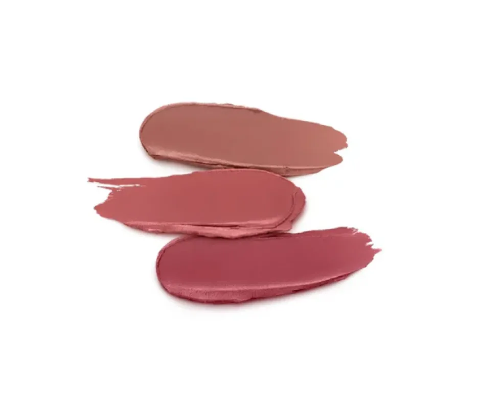 KIKO Milano Unlimited Perfection Lip Set zestaw kremowych pomadek o dużej trwałości 01 Nude Aura 3x1.5g