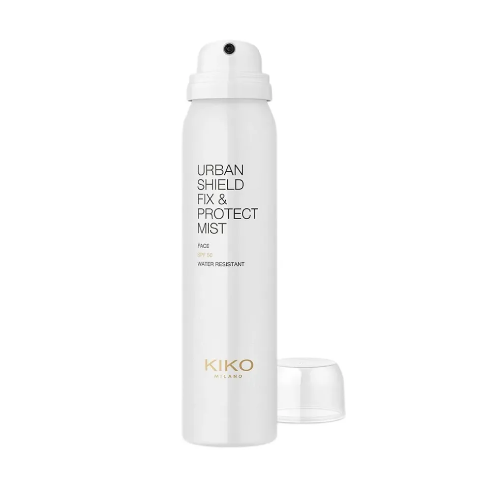 KIKO Milano Urban Shield Fix & Protect Mist SPF50 baza pod makijaż i spray utrwalający makijaż 70ml