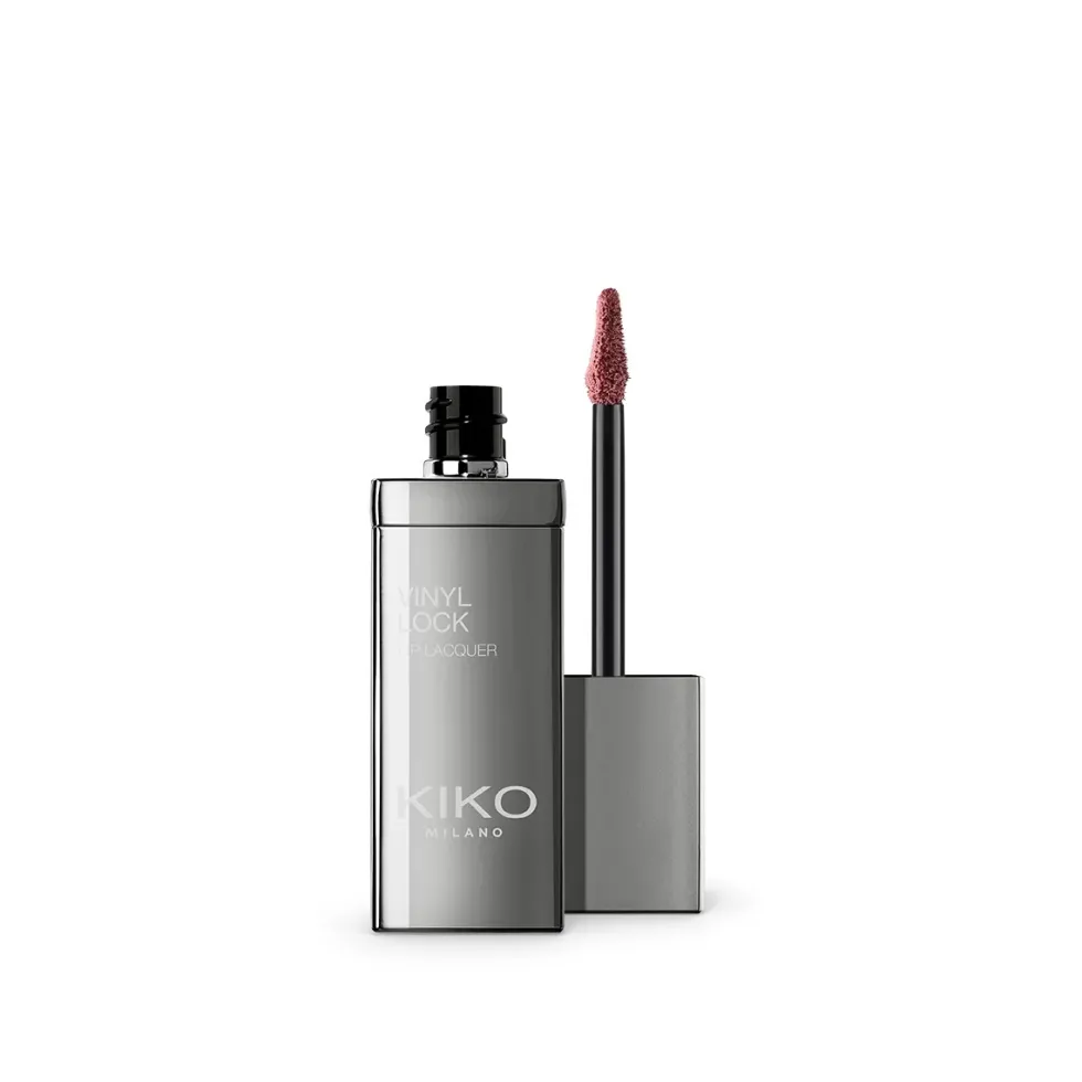 KIKO Milano Vinyl Lock Lip Lacquer pomadka w płynie o winylowym wykończeniu 01 Rebel Russett 4ml