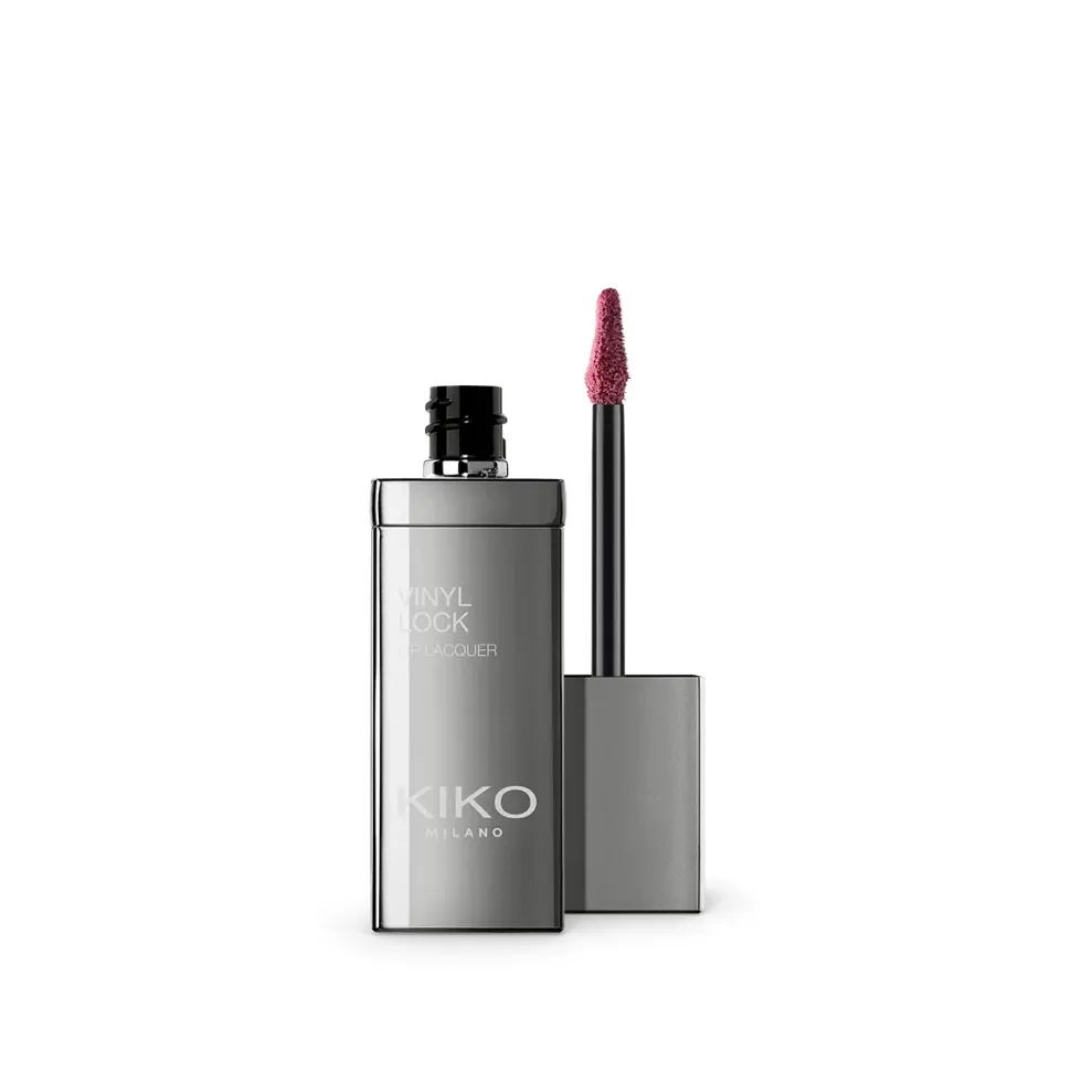 KIKO Milano Vinyl Lock Lip Lacquer pomadka w płynie o winylowym wykończeniu 06 Berry Crush 4ml