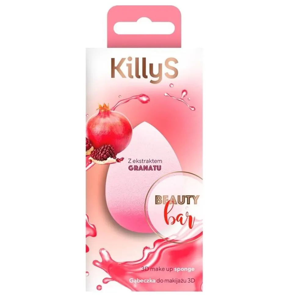 KillyS Beauty Bar 3D gąbeczka do makijażu z ekstraktem z granatu
