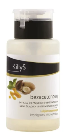 KillyS Bezacetonowy zmywacz do paznokci 200ml