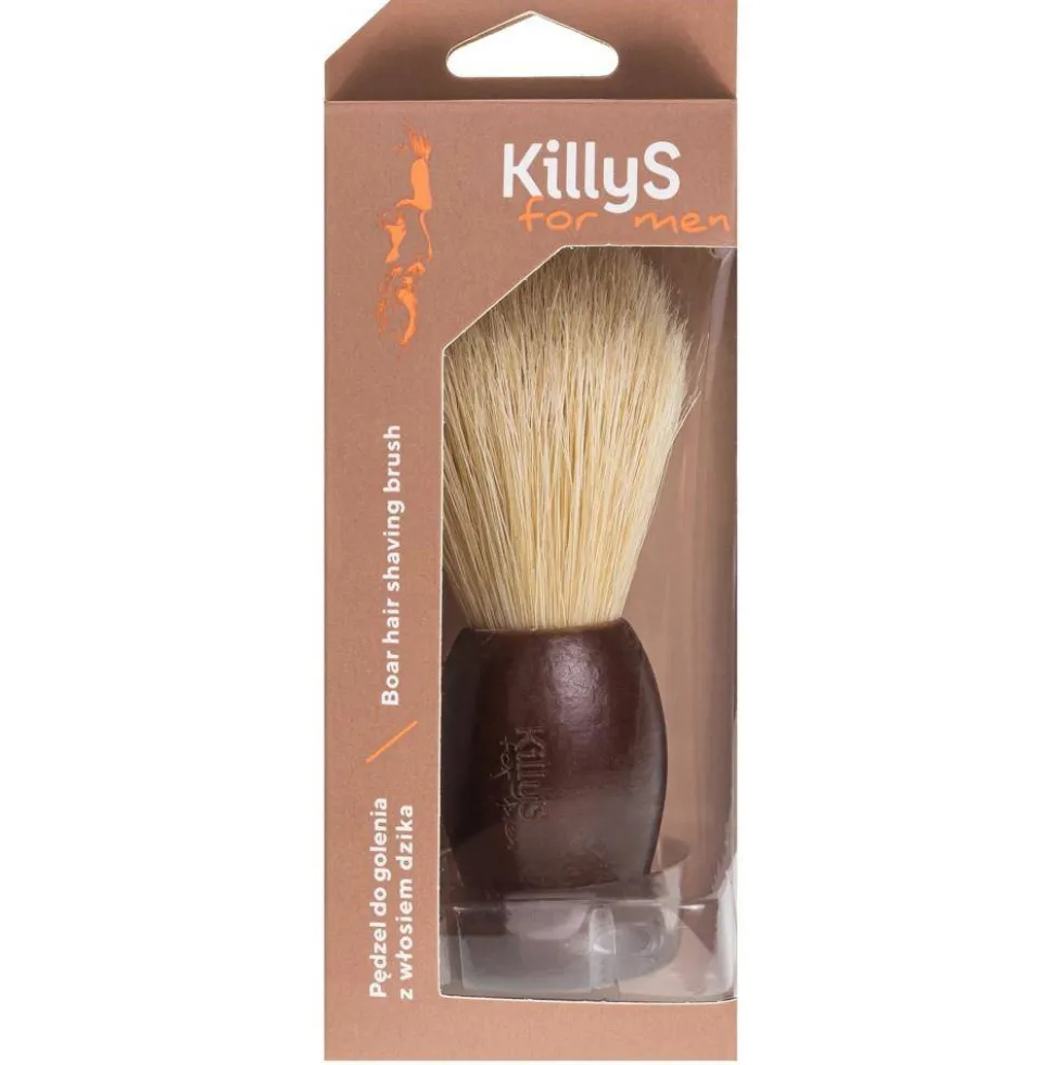KillyS For Men Boar Hair Shaving Brush pędzel do golenia z włosiem dzika