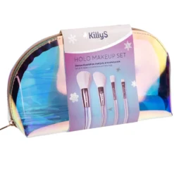 KillyS Holo Makeup zestaw 4 pędzli do makijażu w kosmetyczce