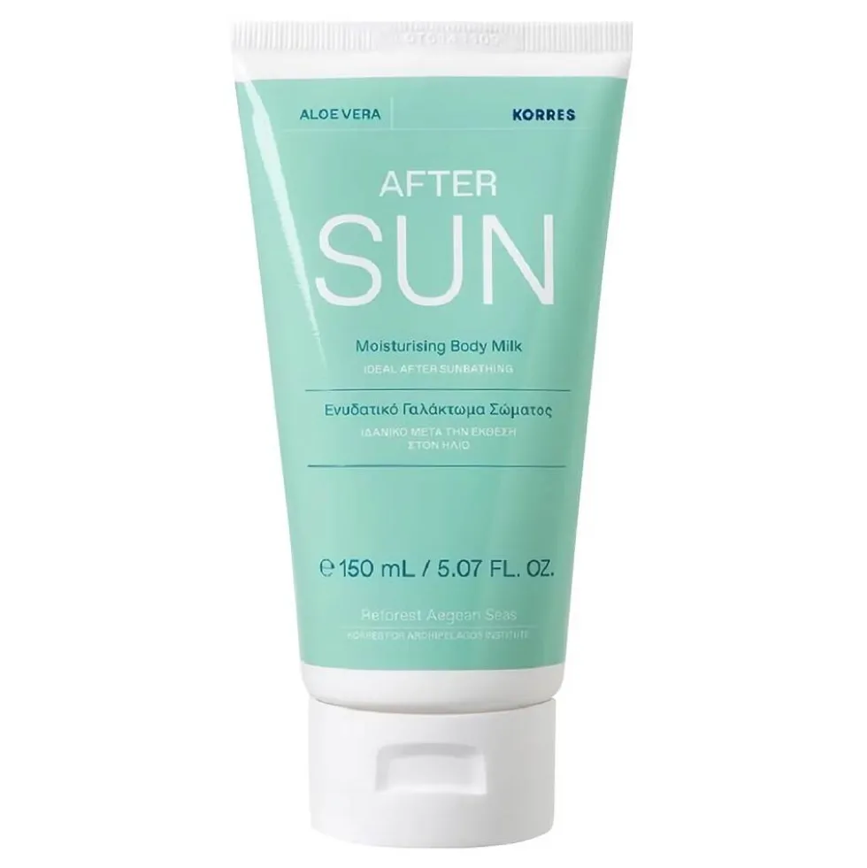 Korres Aloe Vera After Sun Moisturising Body Milk nawilżające mleczko po opalaniu z aloesem 150ml