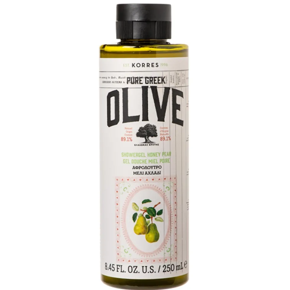 Korres Pure Greek Olive żel pod prysznic Honey & Pear 250ml