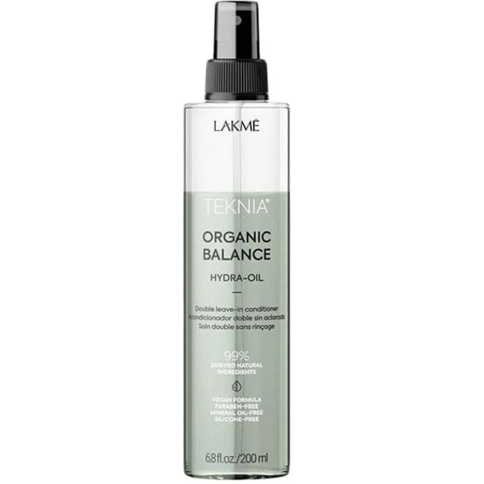 Lakme Teknia Organic Balance Hydra-Oil dwufazowa odżywka bez spłukiwania do wszystkich rodzajów włosów 200ml