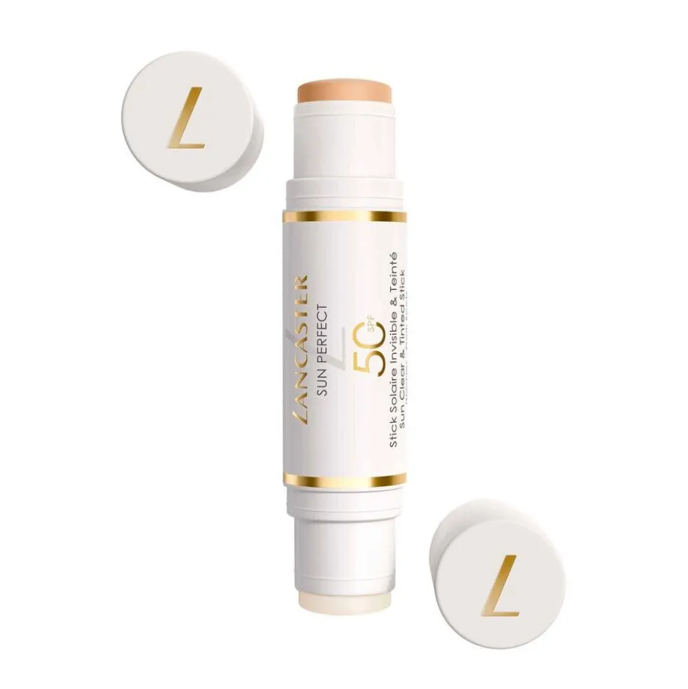 Lancaster Sun Perfect Clear & Tinted Stick SPF50 sztyft przeciwsłoneczny 2w1 12g