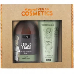 LaQ Dzikus z Lasu Czarny Mat zestaw żel pod prysznic 500ml + balsam w tubie 200ml