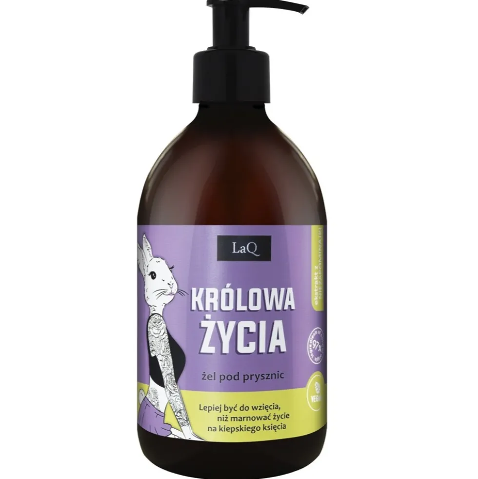 LaQ Królowa Życia żel pod prysznic Niezapominajka 500ml
