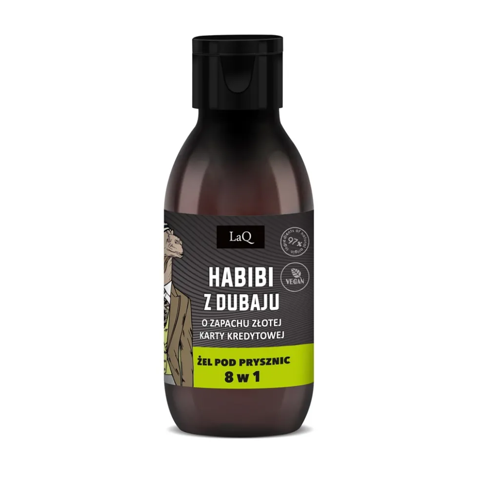 LaQ Mini żel pod prysznic 8w1 Habibi z Dubaju 100ml