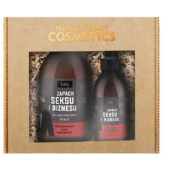 LaQ Zapach Seksu i Biznesu zestaw żel pod prysznic 500ml + balsam po goleniu 150ml