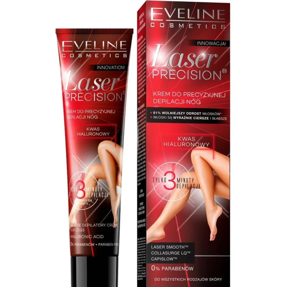 Laser Precision delikatny krem do precyzyjnej depilacji nóg do każdego typu skóry 125ml