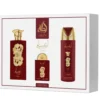 Lattafa Ansaam Gold zestaw woda perfumowana spray 100ml + woda perfumowana spray 20ml + dezodorant spray 200ml
